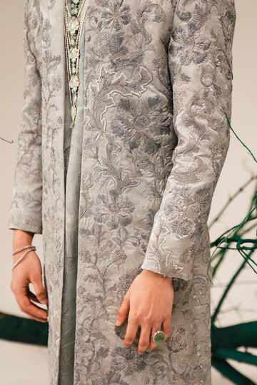 'RAO' HAND EMBROIDERED OPEN-SHERWANI
